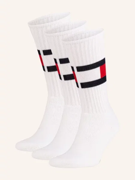 Tommy Hilfiger Skarpety 3 Pary weiss białe
