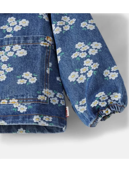 Gyerek farmer dzseki Tinycottons kék