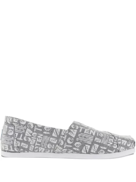 Loafers Toms s potiskem šedé