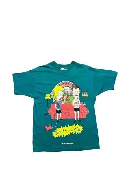 Tricou Better With Age cu imagine verde