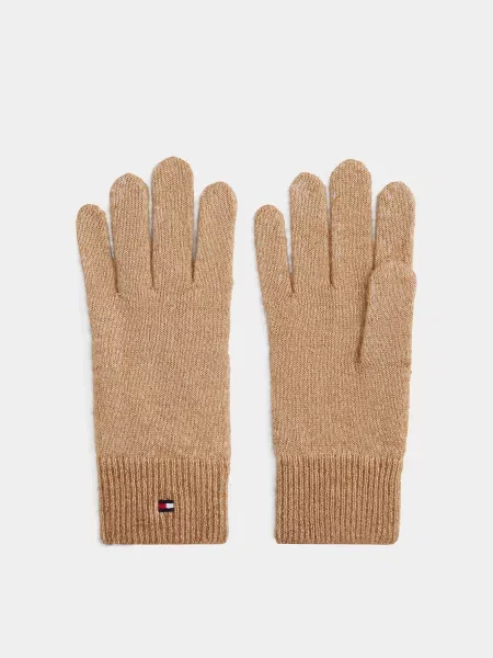 Tommy Hilfiger Рукавички Поліестер/вовна бежевий