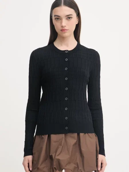 Sisley cardigan pentru femei din vâscoză negru