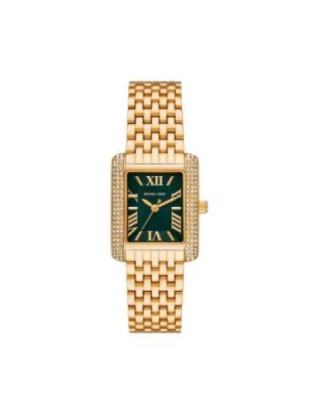 MICHAEL Michael Kors Analogové hodinky EMERY zlatá průhledná černá