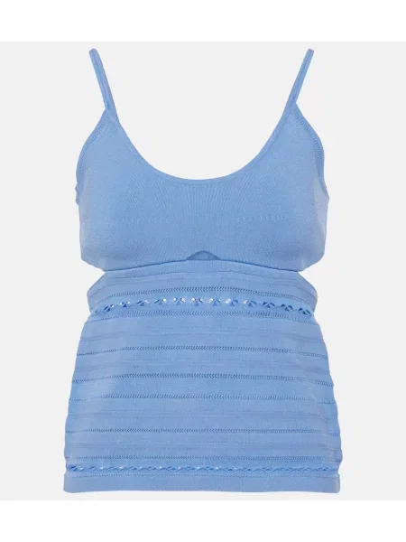 Top Victoria Beckham albastru