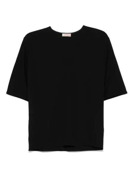 Koszulka Blanca Vita z dżerseju czarna