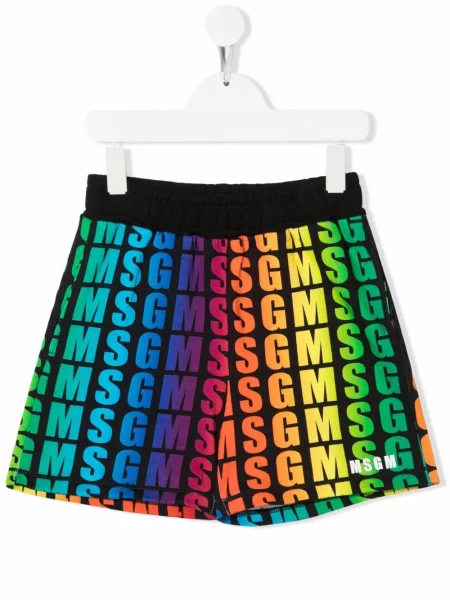 Szorty dziecięce Msgm czarne
