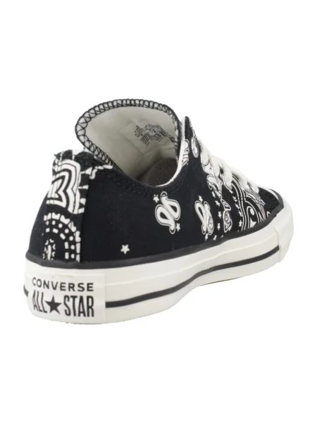 Pantofi Converse cu model paisley negru