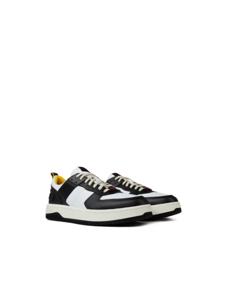 Buty do tenisa Hugo Boss skórzane do tenisa czarne