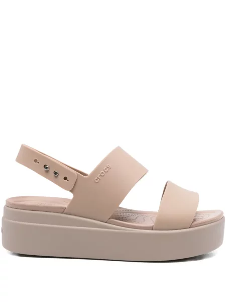 Sandale Crocs cu platformă cu bretele