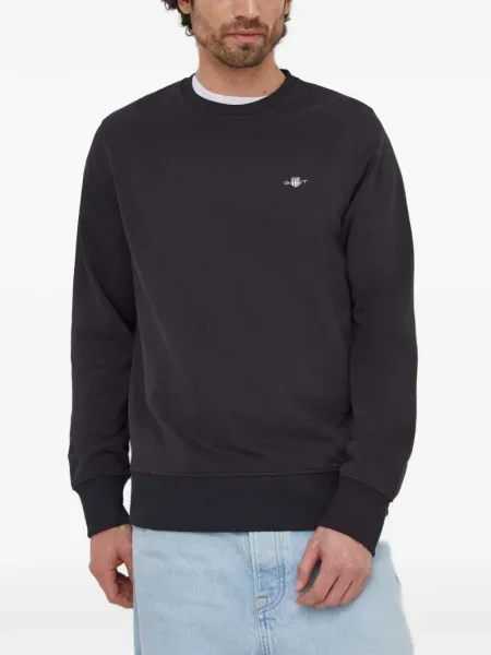 Hanorac crewneck Gant negru