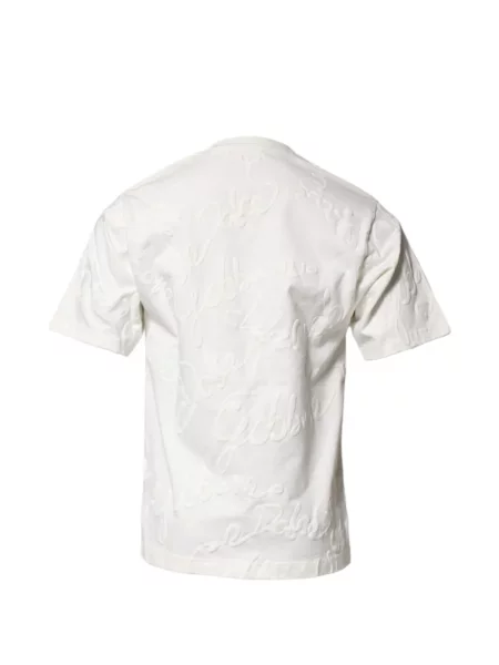 Tricou Dolce & Gabbana cu autograf alb
