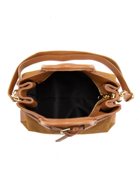 RoyalBag Сумка Замша/шкіра коричневий