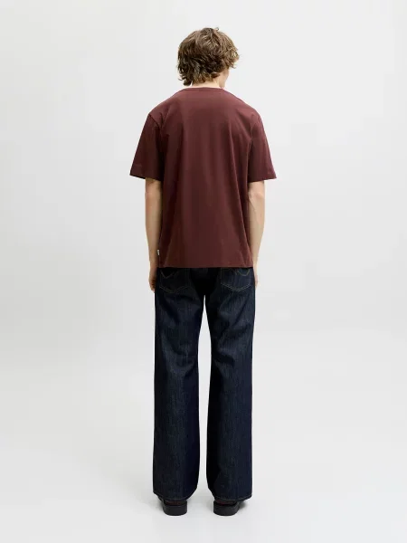 JACK & JONES Tričko čokoládová
