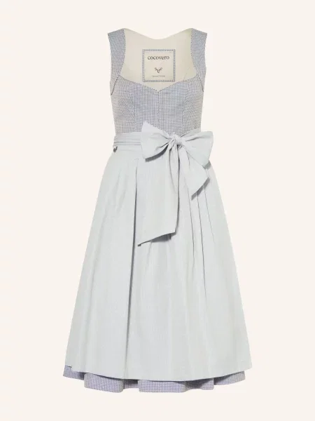 Cocovero Sukienka Bawarska Annelie blau biała