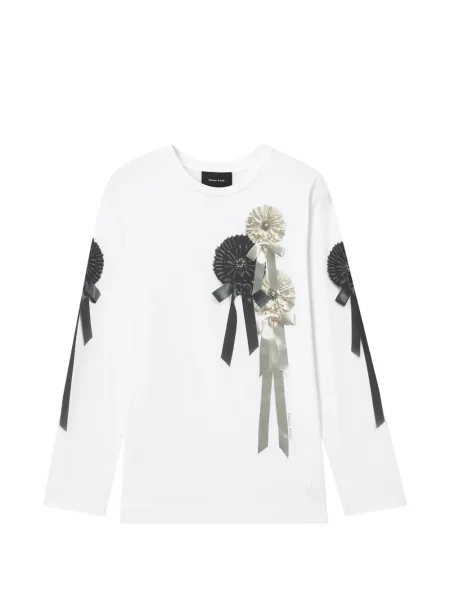 Lung tricou Simone Rocha alb