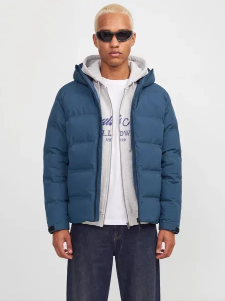 JACK & JONES Geacă de iarnă JJSAGE bleumarin