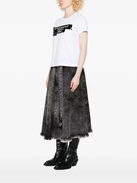 Tricou Givenchy cu imagine alb