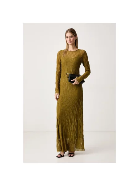 Sukienka maxi Twinset zielona