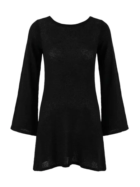 Trendyol Rochie tricotat negru