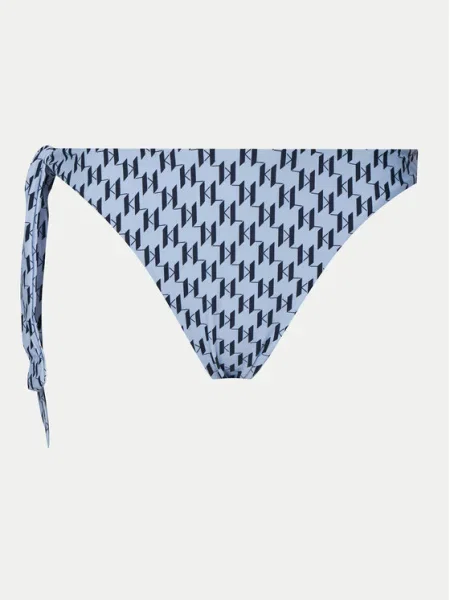 KARL LAGERFELD Bikini partea de jos celest albastru