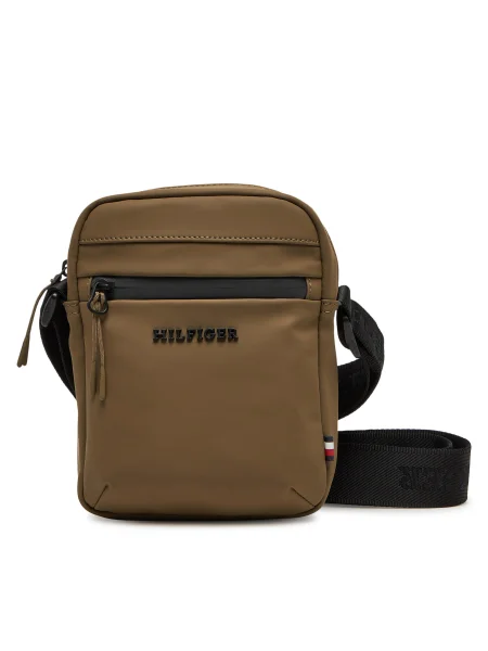 Geanta crossbody Tommy Hilfiger maro