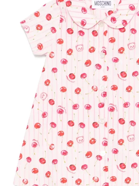 Sukienka dziecięca Moschino różowa
