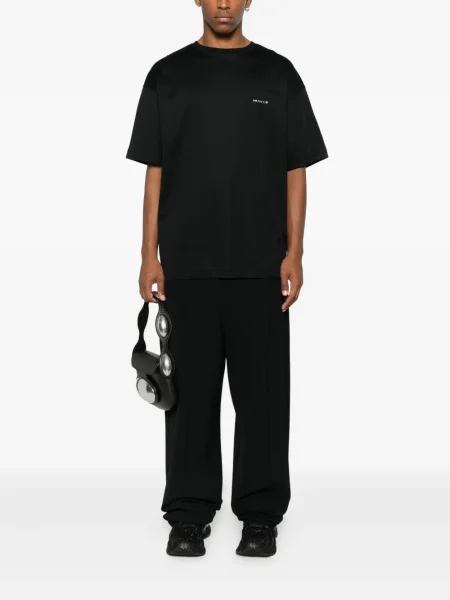 Tricou Mugler cu autograf negru