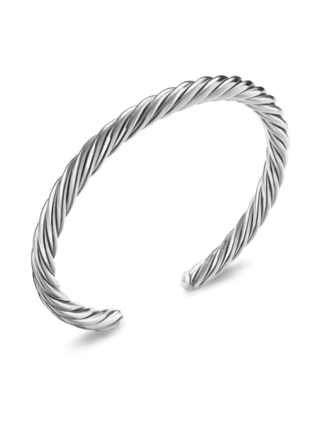 Brăţară David Yurman argintiu