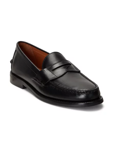 Μοκασίνια Polo Ralph Lauren Alston μαύρο