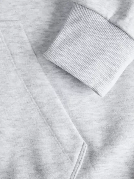 JACK & JONES Mikina JCOLima svetlosivá / čierna biela