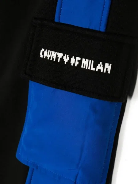 Spodnie dziecięce County Of Milan czarne