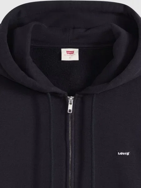 LEVI'S ® Tepláková bunda EVERYDAY antracitová čierna