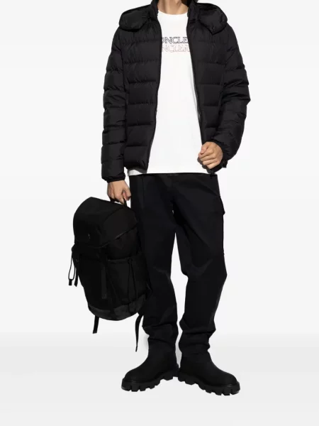 Tricou Moncler cu imagine alb