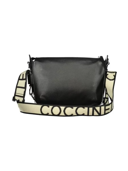 Torebka crossbody Coccinelle skórzana czarna