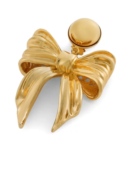 Cercei Dolce & Gabbana cu funde auriu