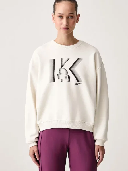 Karl Lagerfeld Jeans hanorac pentru femei din bej