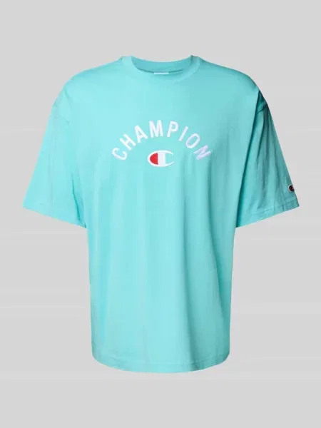T-shirt o kroju relaxed fit z wyhaftowanym logo Champion