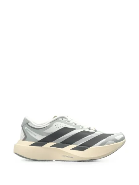 Siuvinėtos šortai Adidas su abstrakčiu raštu pilka