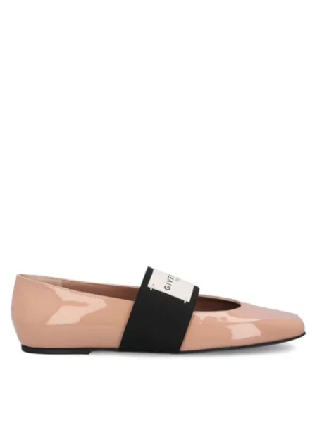 Balerinki Givenchy skórzane różowe