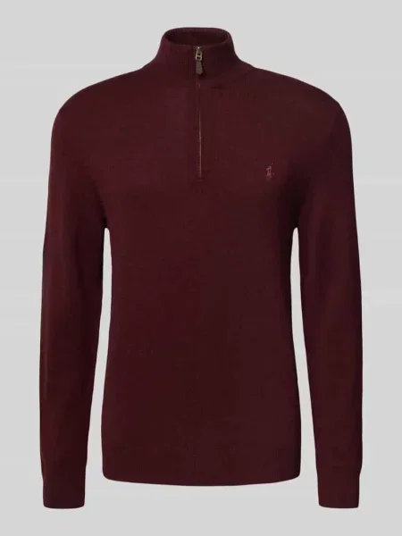 Polo Ralph Lauren Sweter Bordowy czerwona