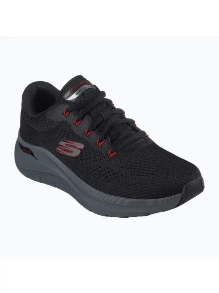 Pánske topánky SKECHERS Arch Fit black/red čierna