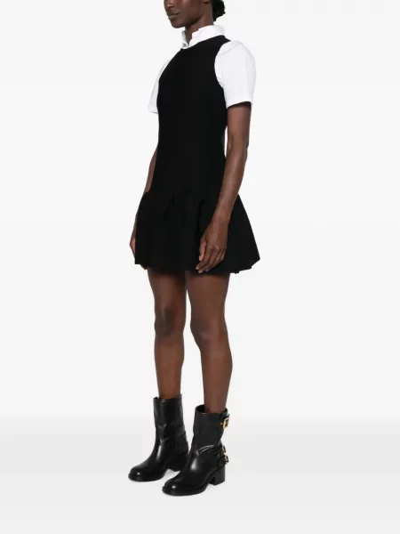 Rochie mini Twinset fără mâneci negru
