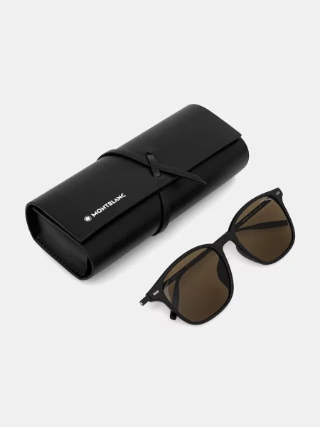 Солнцезащитные очки Montblanc черные
