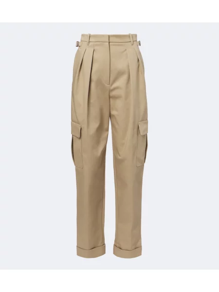 Pantaloni cargo Mugler bej