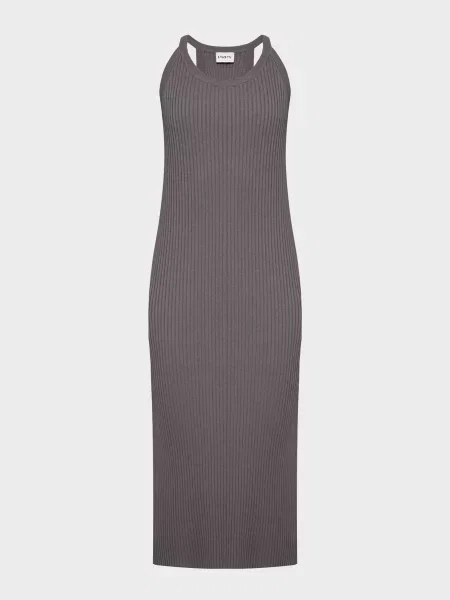 Сукня максі PRPY віскоза/нейлон сірий