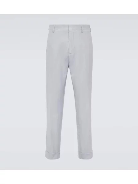 Pantaloni chino Dries Van Noten albastru