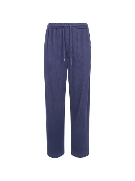Pantaloni Giorgio Armani cu cordon albastru