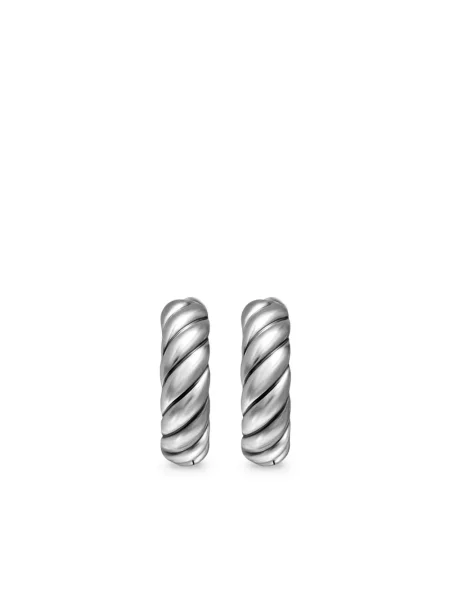 Cercei David Yurman argintiu