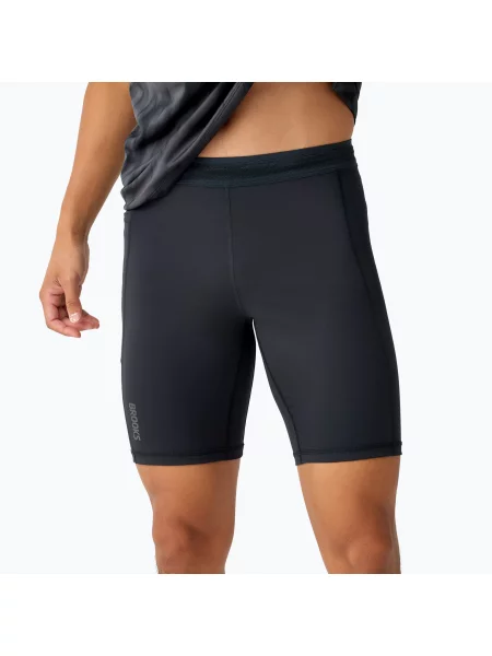 Pantaloni scurți de alergare pentru bărbați Brooks Dash Half Tight black negru