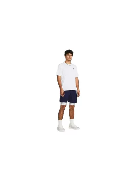 Pantaloni Under Armour cu autograf albastru